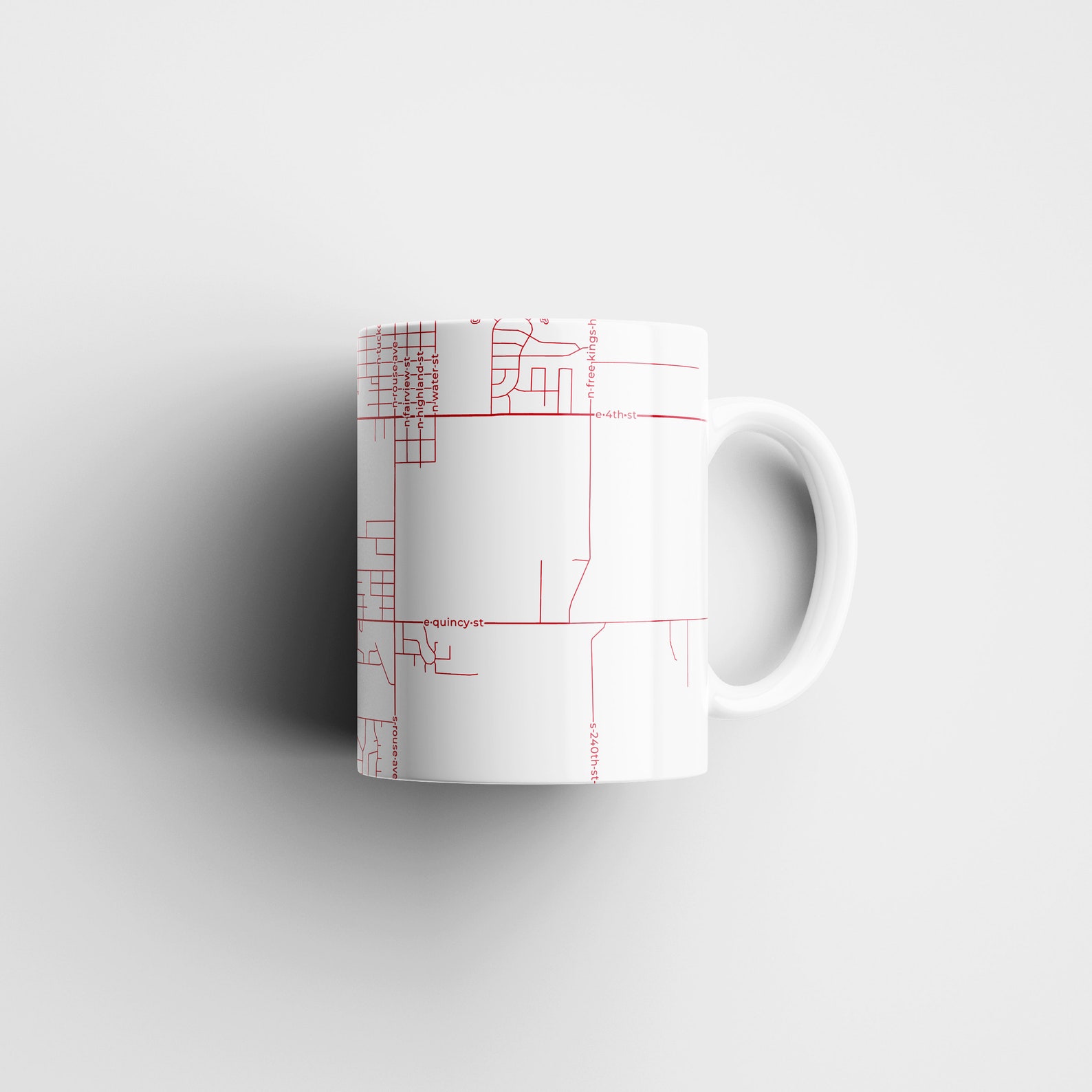 Pittsburg KS. Pittsburg State University Colored Map Mug. Etsy