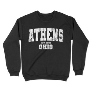 Athens, Ohio Sweatshirt. Athens, OH Vintage Unisex Crewneck Sweatshirt. YC