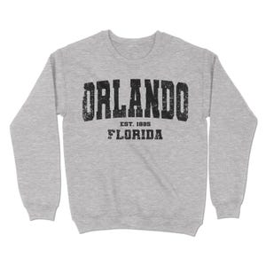 Orlando, Florida Sweatshirt. Orlando, FL Vintage Unisex Crewneck Sweatshirt. | YoreChart YC