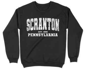 Scranton, Pennsylvania Sweatshirt. Scranton, PA Vintage Unisex Rundhals-Sweatshirt.