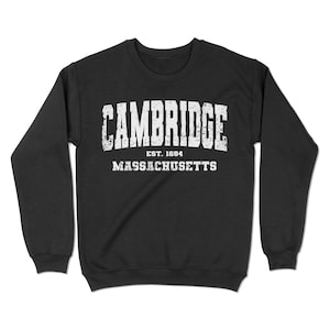 Cambridge, Massachusetts Sweatshirt. Cambridge, MA Vintage Unisex Crewneck Sweatshirt. | YoreChart YC