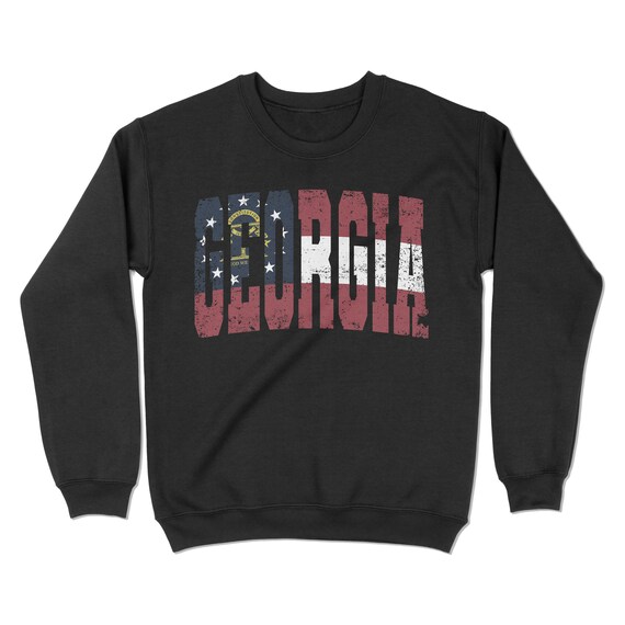 Georgia Flag Vintage Distressed Georgia Atlanta