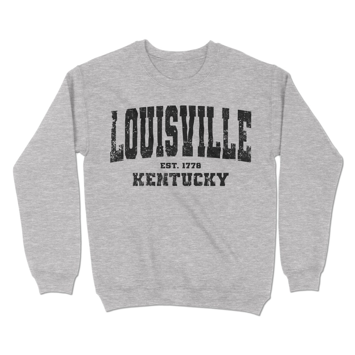 Louisville Kentucky Sweatshirt. Louisville KY Vintage Unisex Etsy