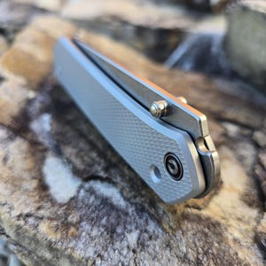 Linerless Knife Scales for Civivi Vision FG - Machined 6061 Aluminum - Lightweight - READ description