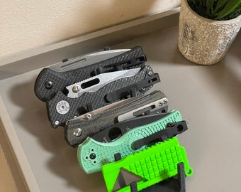 Expositor/organizador de cuchillos EDC impreso en 3D