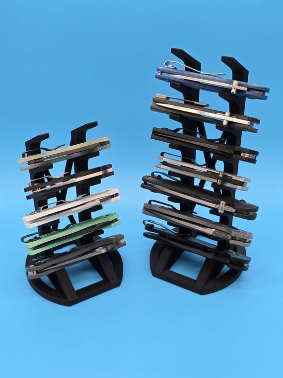 EDC Knife Tower Rack - Knife Organizer