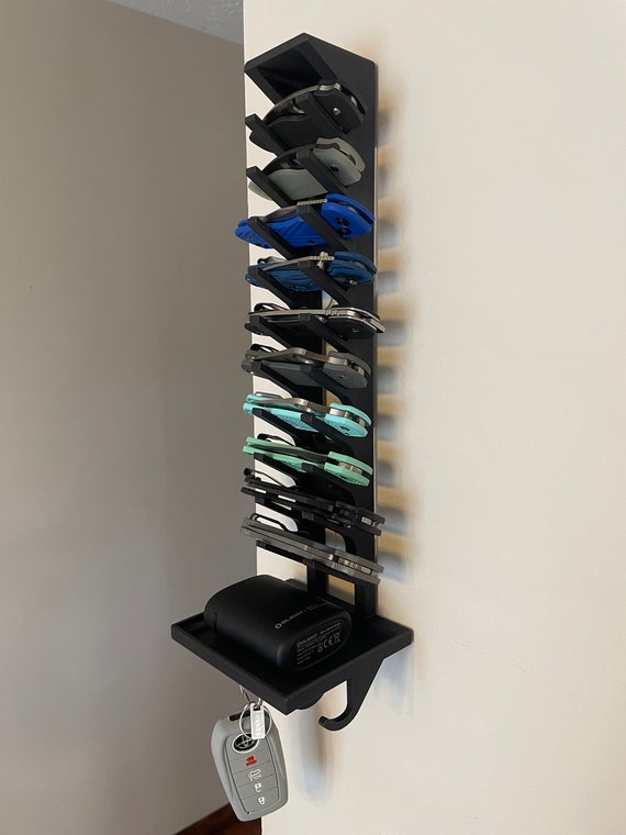 electronics organizer shelf