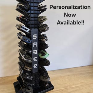 EDC Knife Display "Mega" Tower - Knife Rack/Organizer - Personalizable