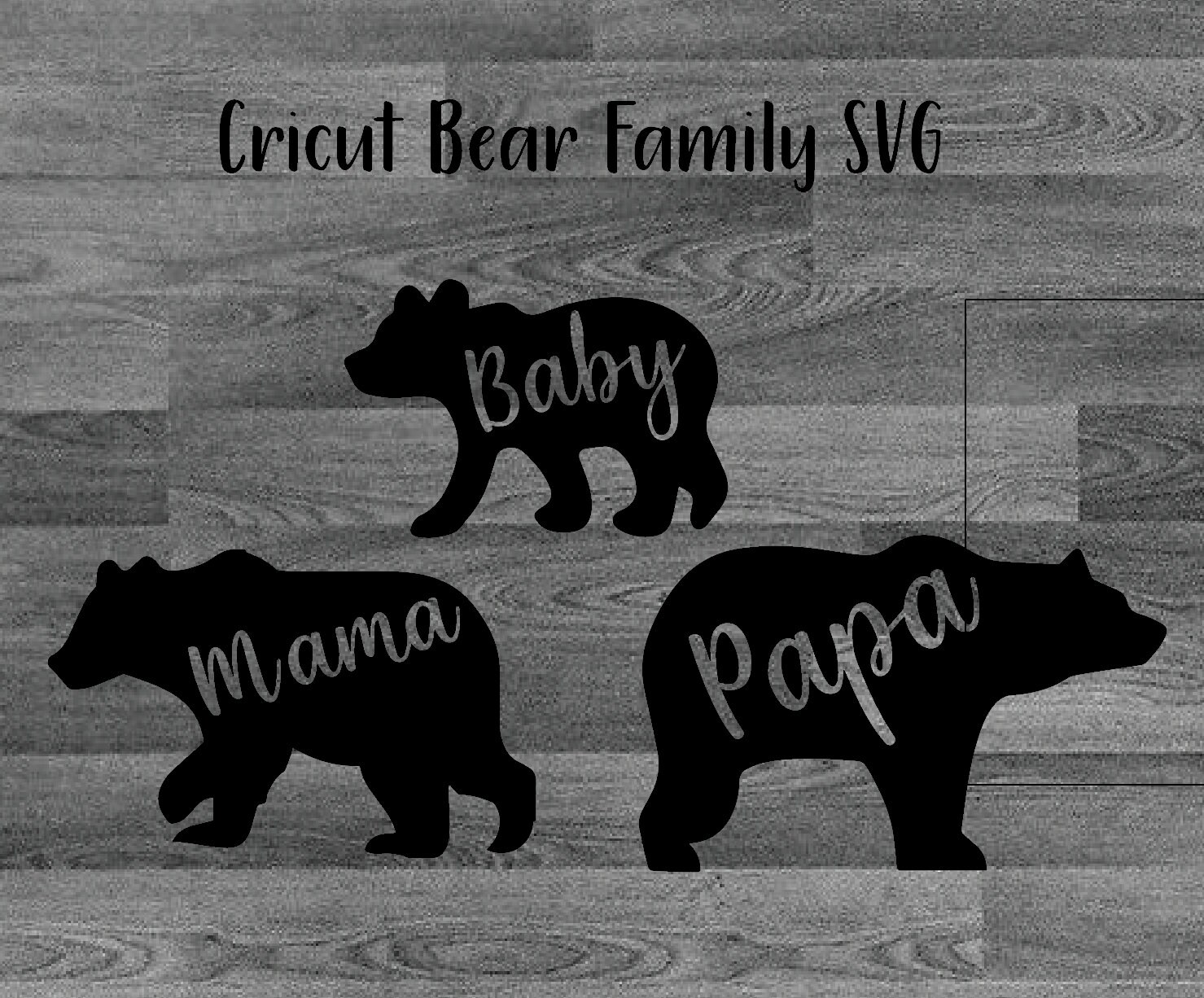 Download Mama Bear Baby Bear Papa Bear Svg Etsy