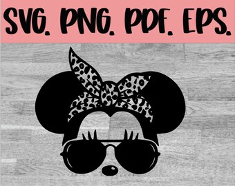 Minnie with headband Cut File