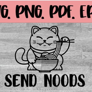 Send Noods Cut file