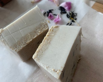 Earl Grey Bergamot Goat’s Milk Soap Bar/ Made to Order/Fresh Soap