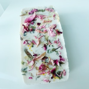 Rose Petal and Rose Scented Soap Bars/Infused Rose/Gift/essential oil scented soap