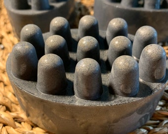 Black Charcoal and Clay scrub bars men’s women’s natural soap