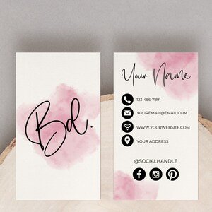 Business Cards, Business Card Template, Editable Business Card, Business Card Design, Personal Business Cards, Simple Business Card