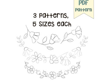 Puntadas para bordar flores - Etsy México Puntadas para bordar flores - Etsy México