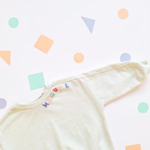 STICK and STITCH | Fontes de bordado | Escolha o tamanho e o texto | Letras, números e sinais | Bordado à mão | Descasque e dissolva o ponto stick Fácil!