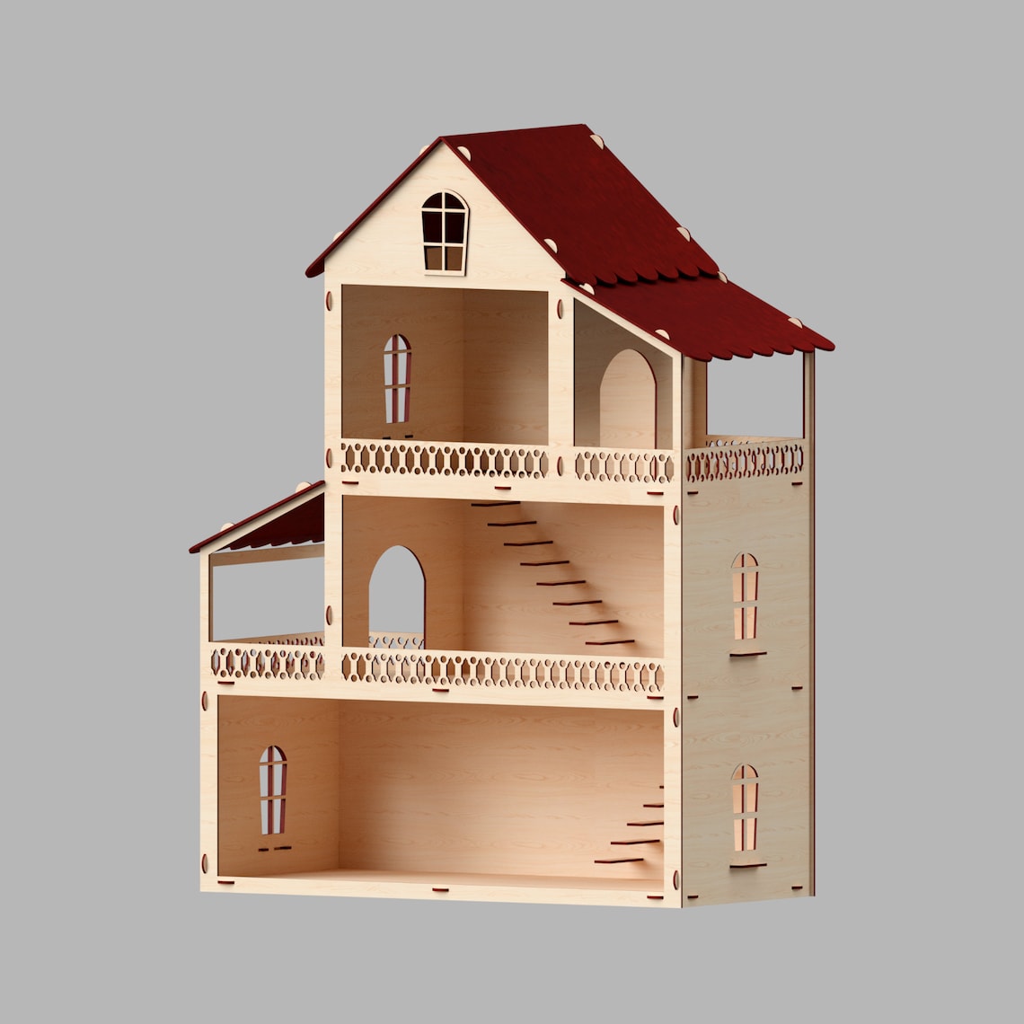 Doll House / laser cut files / Instant download Etsy