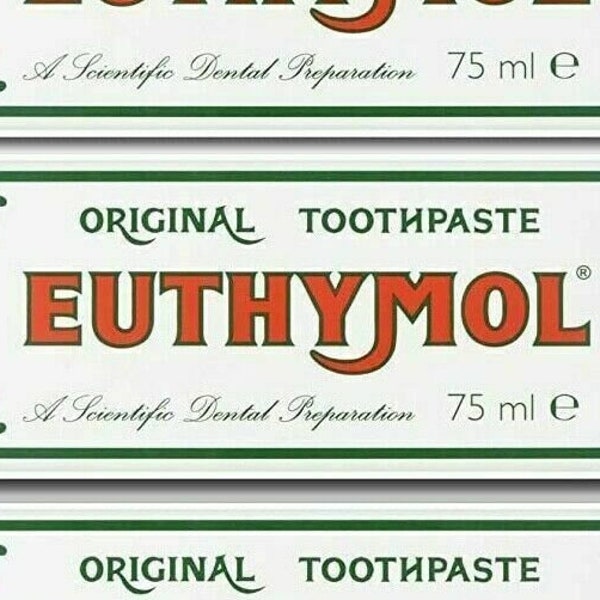 3 x Euthymol originele tandpasta 75 ml tubes