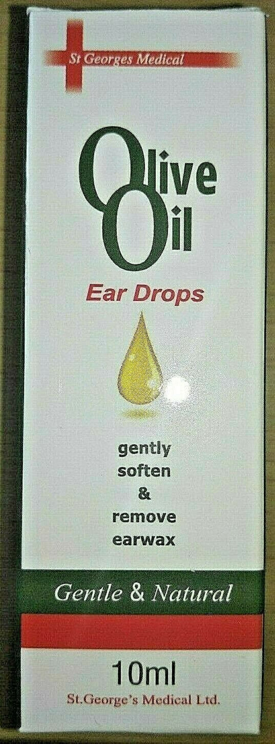 2 X St. Medical Ltd. Ear Drops Olive Oil 10 Ml. Etsy