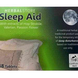 3 x sleep aid herbal store 48 tablets sleeping pills natural stress relief