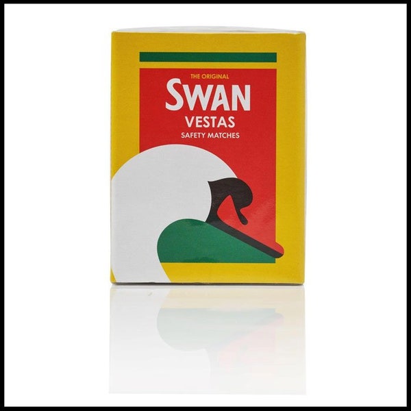 12 x Swan Vestas Matches Safety matches