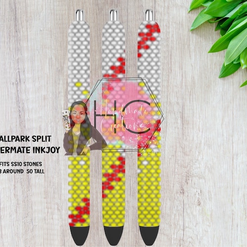 Neon Flowers Rhinestone Pen Template SS10 Rhinestone Etsy Neon Flowers Rhinestone Pen Template SS10 Rhinestone Etsy