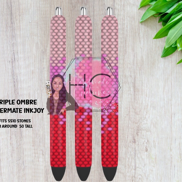 Pen Rhinestone Template Etsy Pen Rhinestone Template Etsy