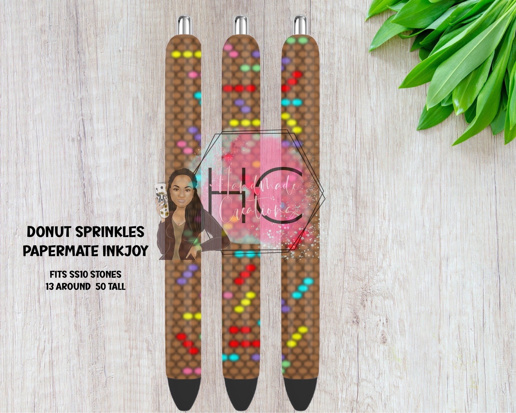 Sprinkles Rhinestone Pen Template ss10 – Sweet and Simple Crafts