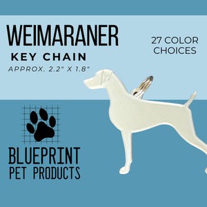 Sleutelhanger Weimaraner - Weim - sleutelhanger
