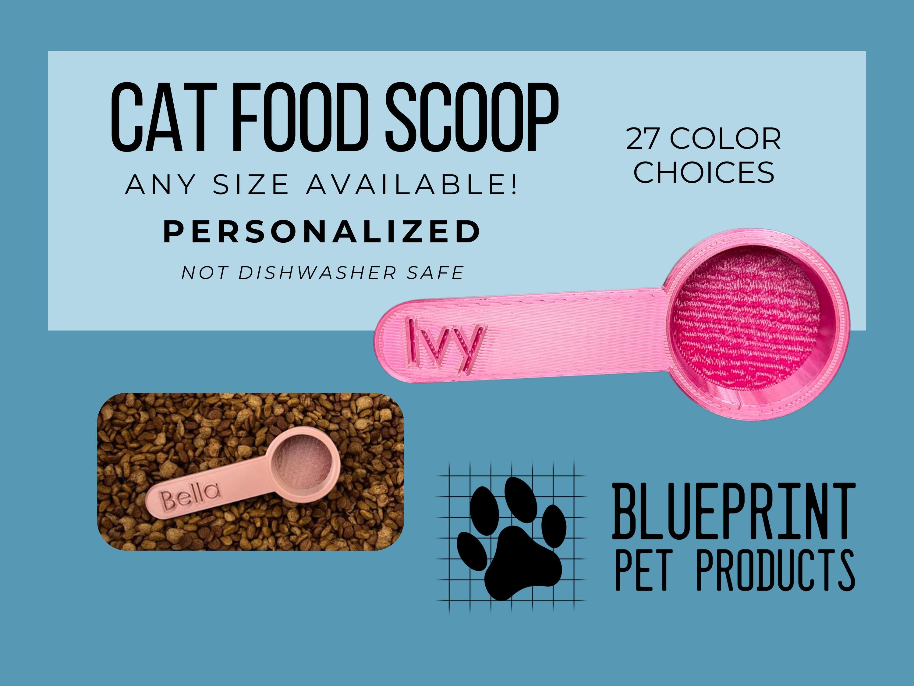 Personalized Custom Cat Food Measuring Cup Scoop