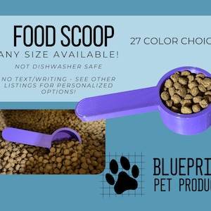 Custom Pet Food Measuring Cup Scoop