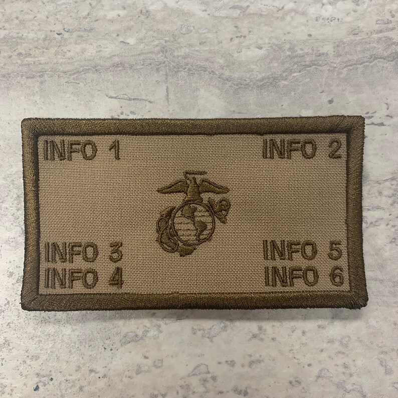 USMC Plate Carrier Flak Patch W/ Hook Fastener Woodland Etsy UK