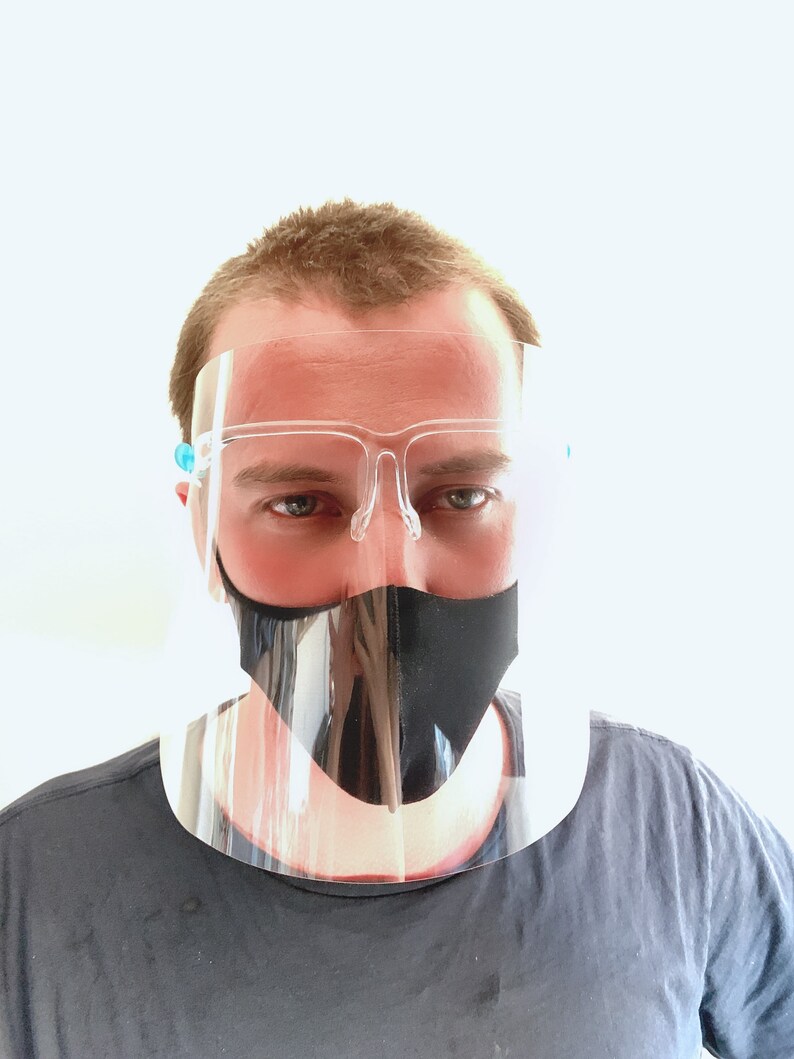 10 Pack to Bulk Face Shield Glasses INSTOCK Replaceable Etsy