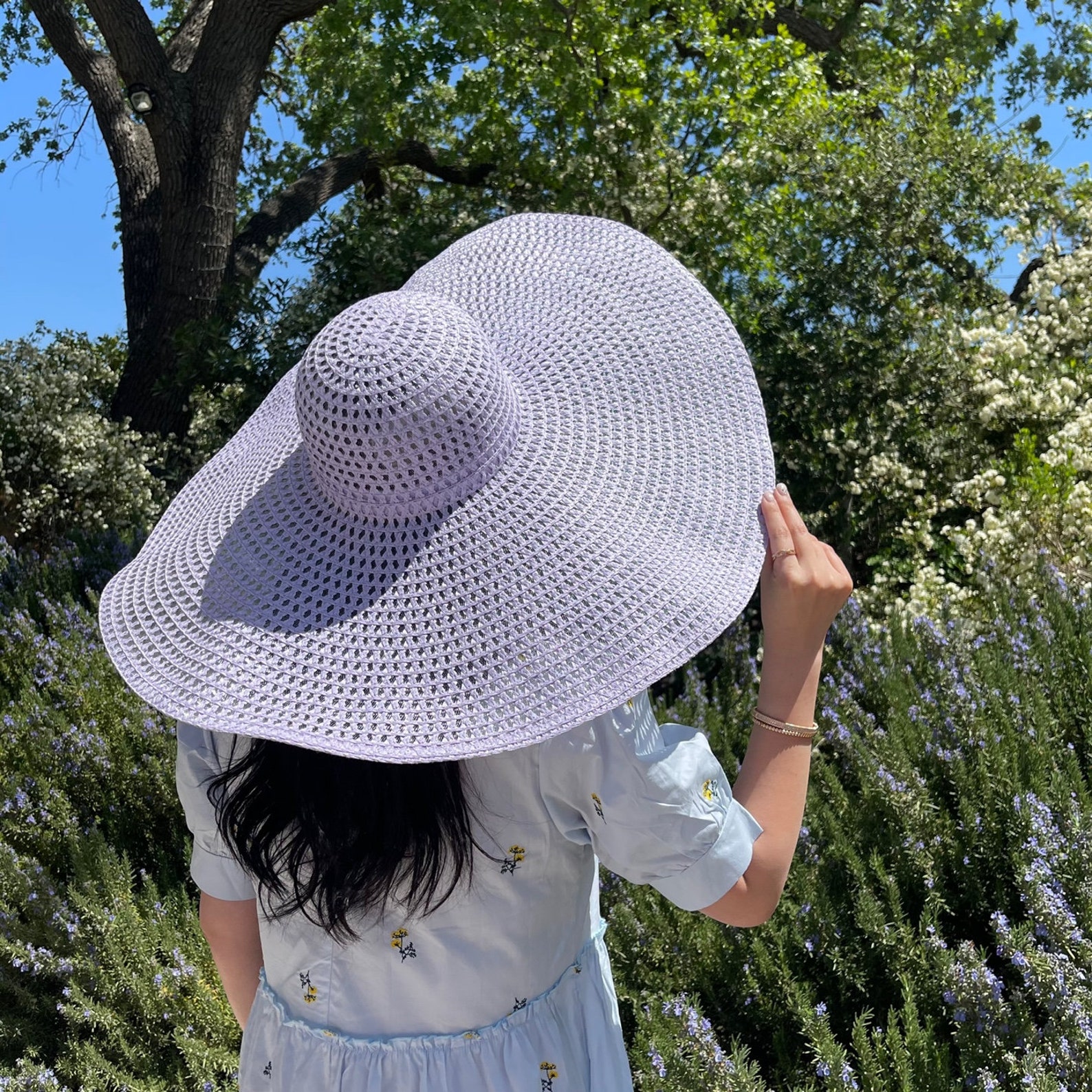 Oversized Drawstring Sun Hat Classic Straw Hats Available Etsy