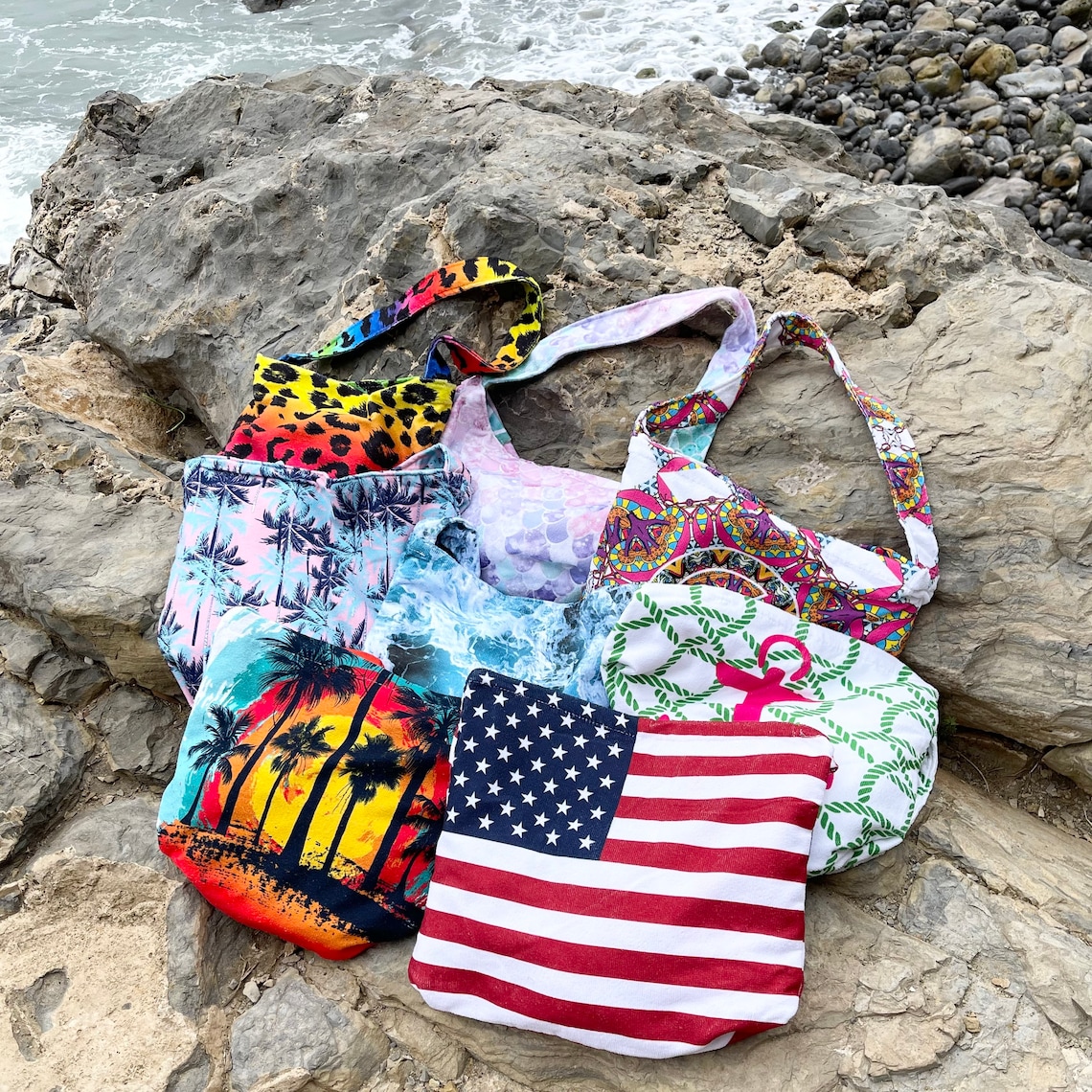 Beach Towel &Tote Bag All in one Towel Bag / Best Seller Fast Etsy