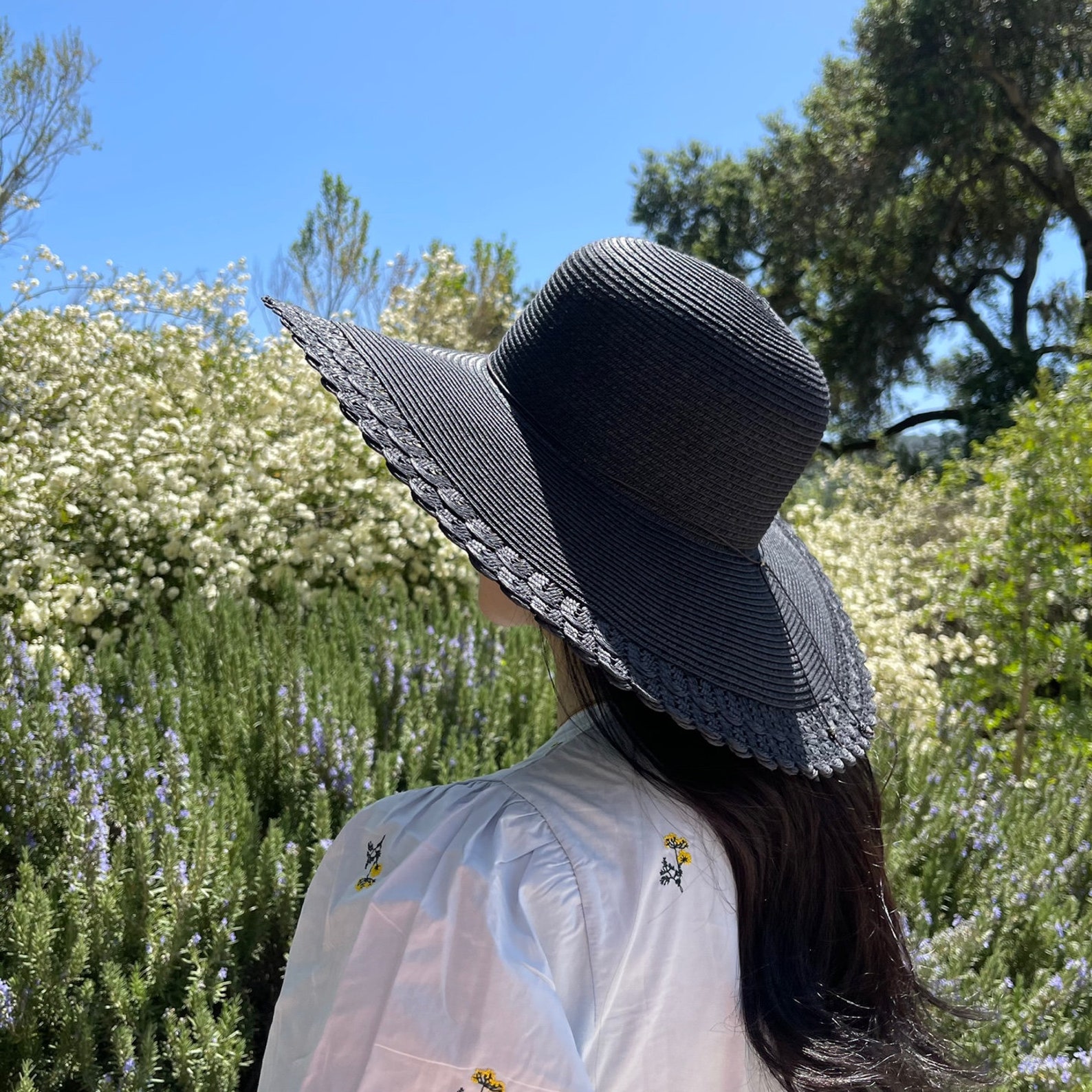 Oversized Drawstring Sun Hat Classic Straw Hats Available Etsy