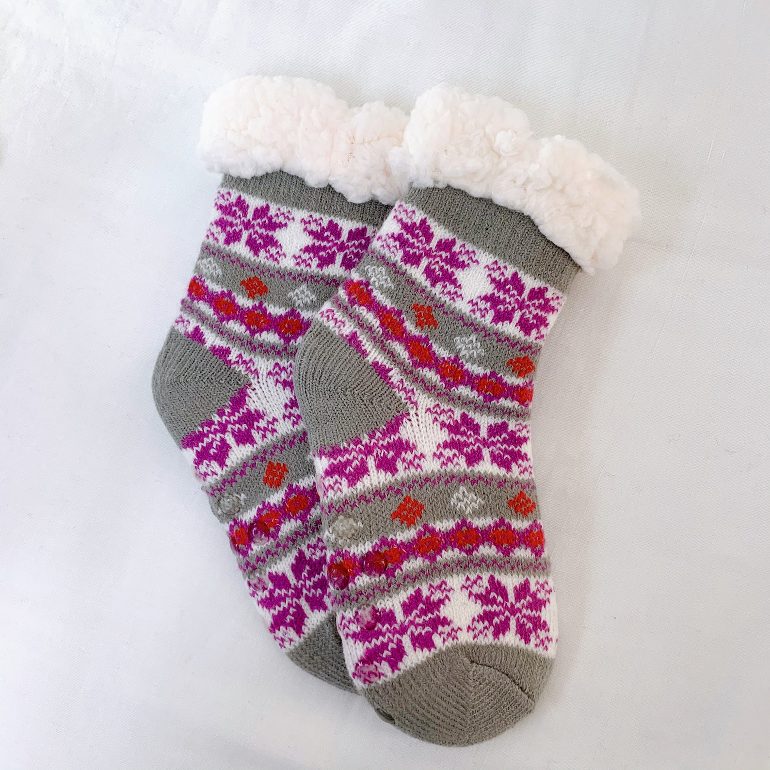 Kids Christmas Socks Cozy Home Sleep Socks for Winter / Cute Etsy