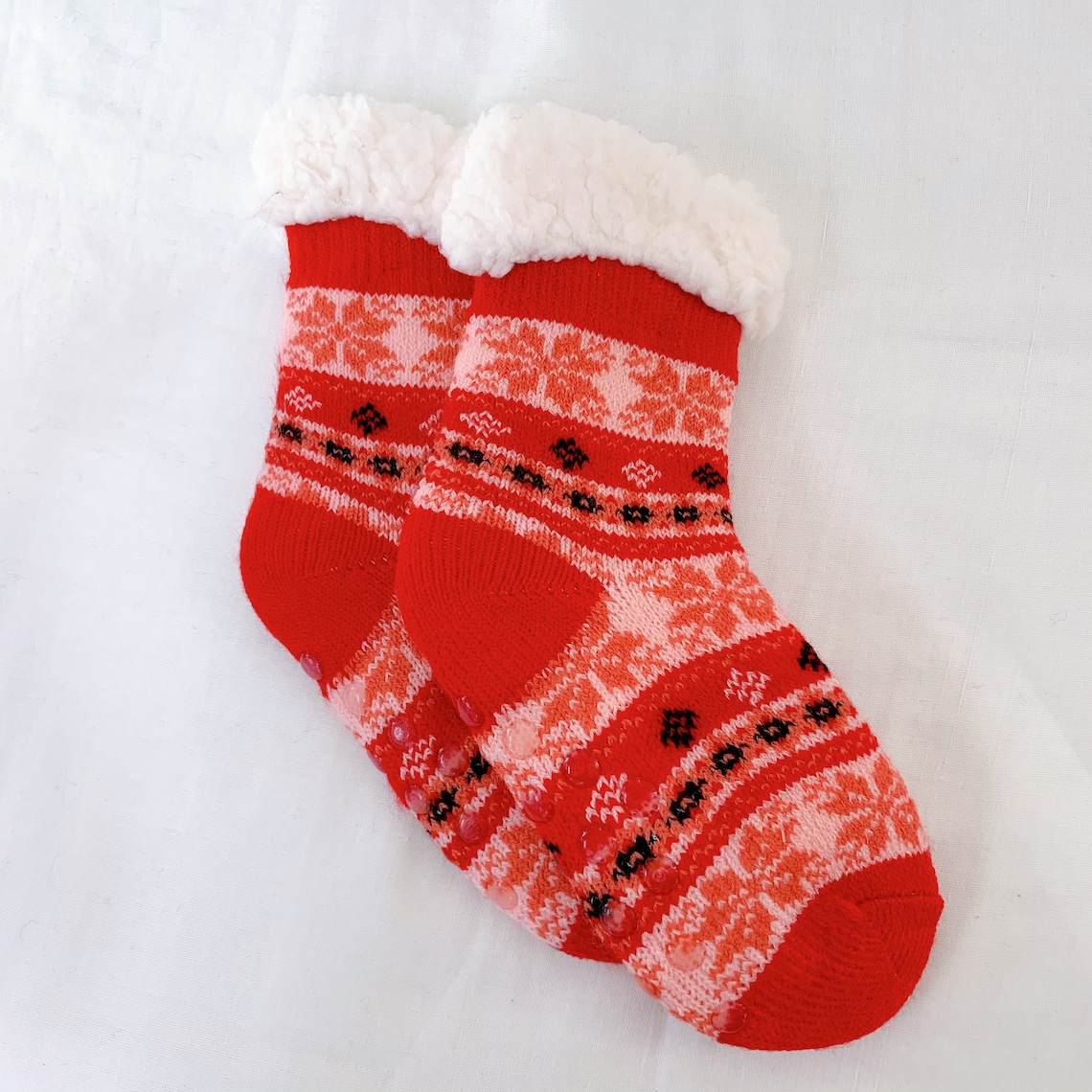 Kids Christmas Socks Cozy Home Sleep Socks for Winter / Cute Etsy
