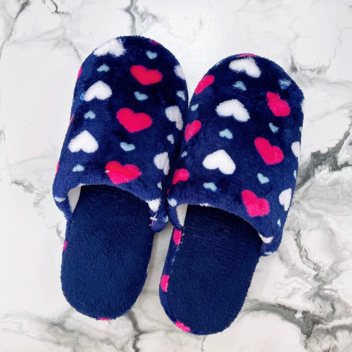 Fleece Bedroom Slippers Cozy Warm Home Sleep Slippers for Etsy