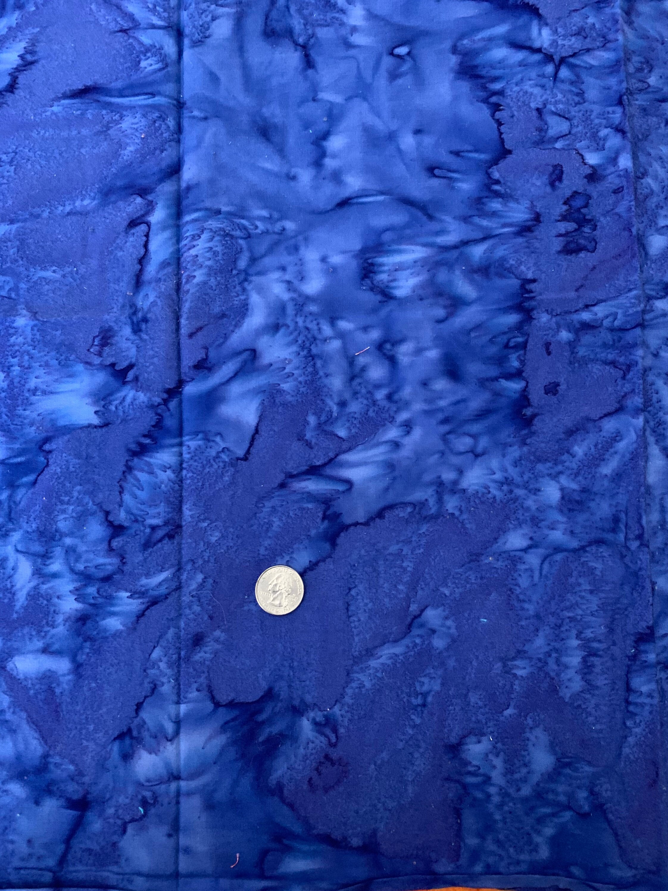 Hoffman Batik Blue Quilting Fabric Etsy