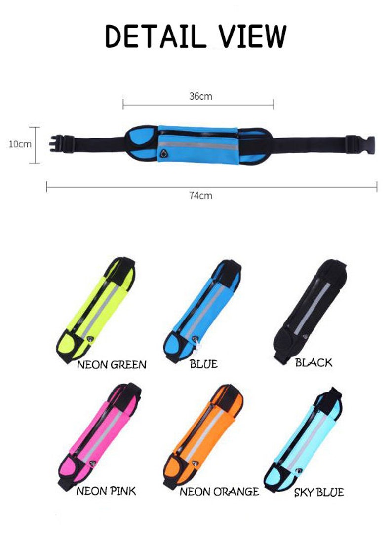 Waist Fanny Pack Sporty. Fanny Pack. Unisex Waterproof Fanny Pack Elastic Belt Fanny Pack Etsy