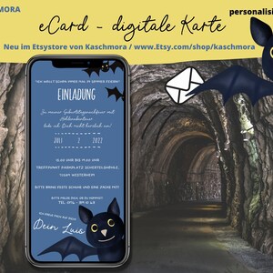 eCard Biglietto d'invito digitale, invito compleanno bambini, personalizzabile, biglietto WhatsApp, invio online
