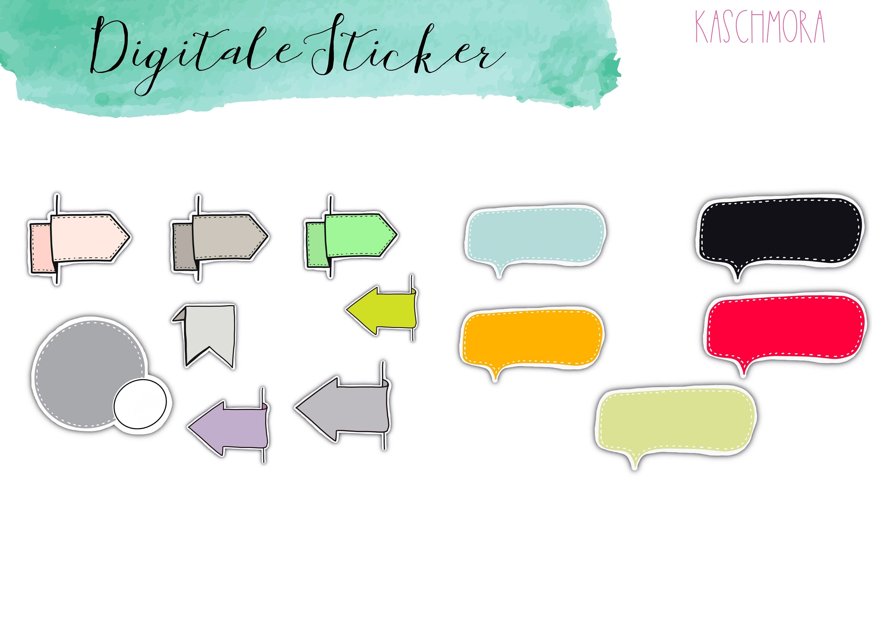 Cliparts Schule Arbeitsblätter erstellen digital stickers Etsy.de