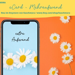 eCard Digitale Einladungskarte, extra Aufwand, Personalisierung, WhatsApp Karte, Onlinekarte