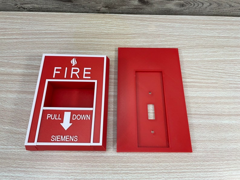 Fire Alarm Light Switch Cover Life Size Realistic Etsy