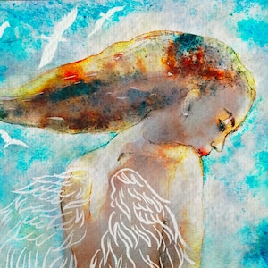 Painting with digital download Partical