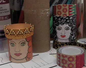 Cylinder Heads - Paper Crafts and Upcycling - Templates - Party Project