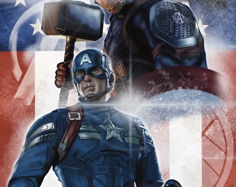 The evolution of Captain America