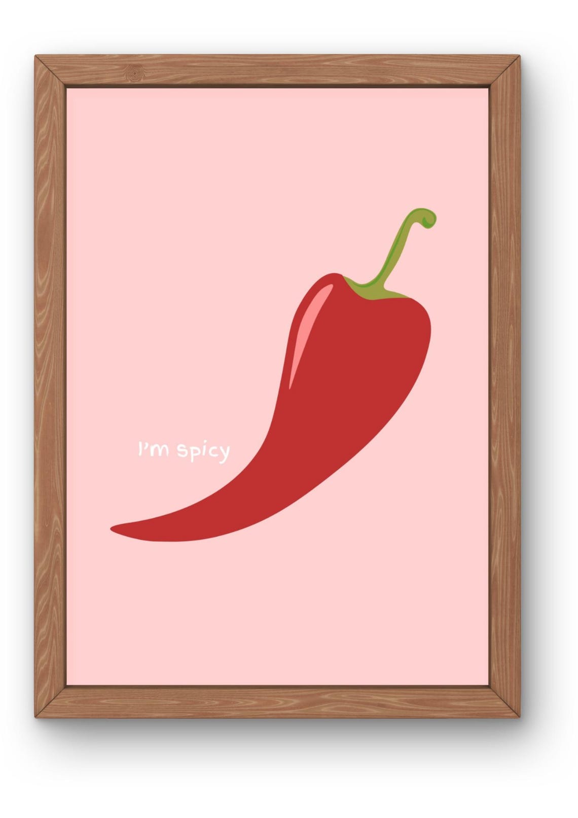 Spicy Chili Pepper Poster - Etsy